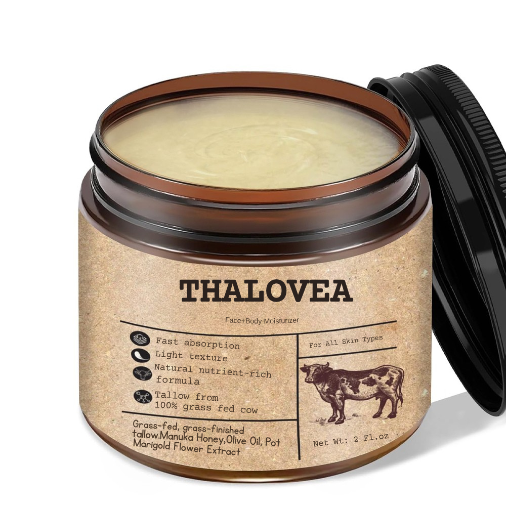 TALLOW suif de bœuf Baume Nourrissant Visage & Corps – Tallow & Miel – Thalovéa