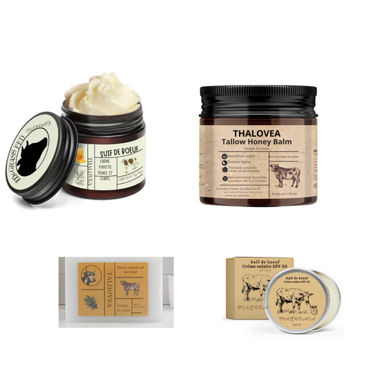 Pack Complet 1 Baume + 1 Crème Fouettée + 1 Savon + 1 Crème Solaire